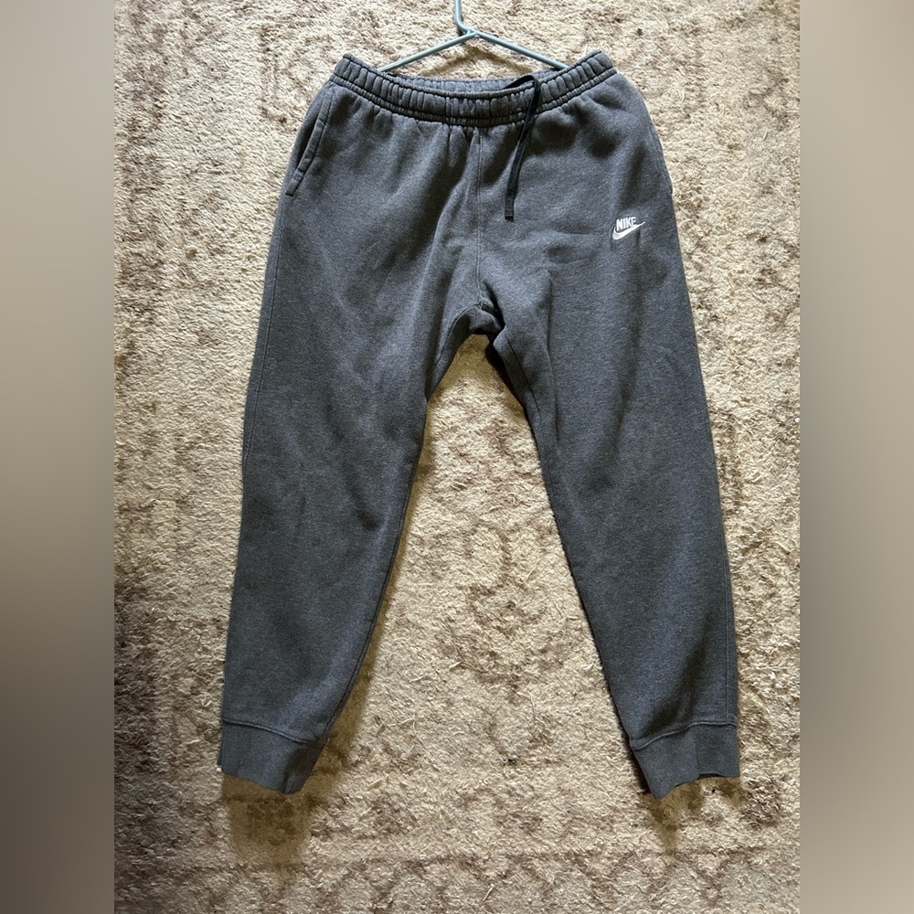 Nike Joggers Mens Medium Blue Club Fleece Tapered Athleisure Pants